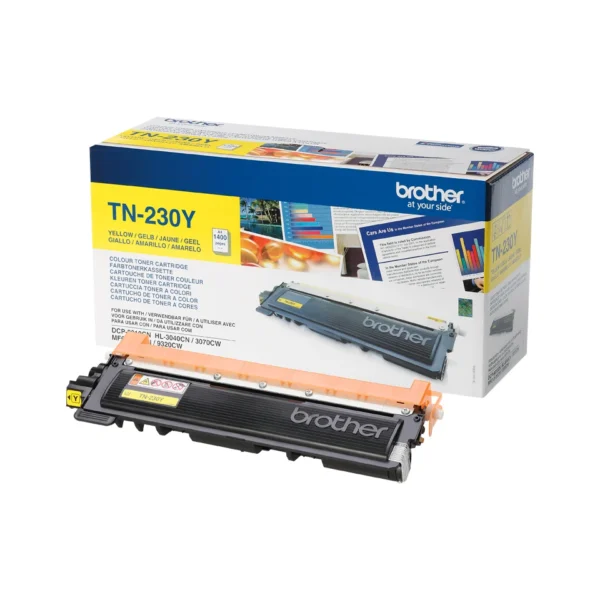 Brother TN-230Y тонер касета 1 броя Оригинал Жълт — TN230Y