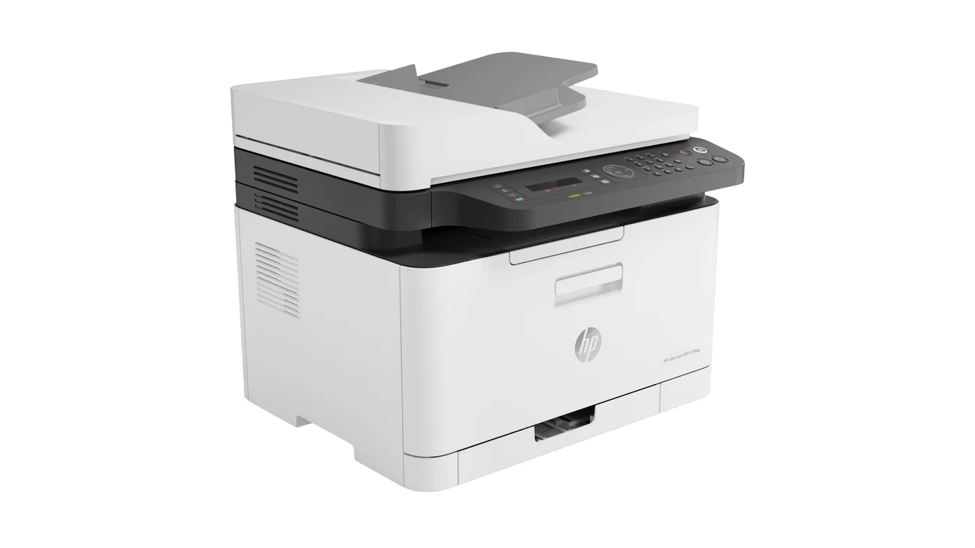 HP Laser 179fnw Безжична връзка Multifunction Цветно Принтер, Копирна машина, скенер; Двустранен печат — 4ZB97A HP Laser 179fnw Безжична връзка Multifunction Цветно Принтер, Копирна машина, скенер; Двустранен печат — 4ZB97A