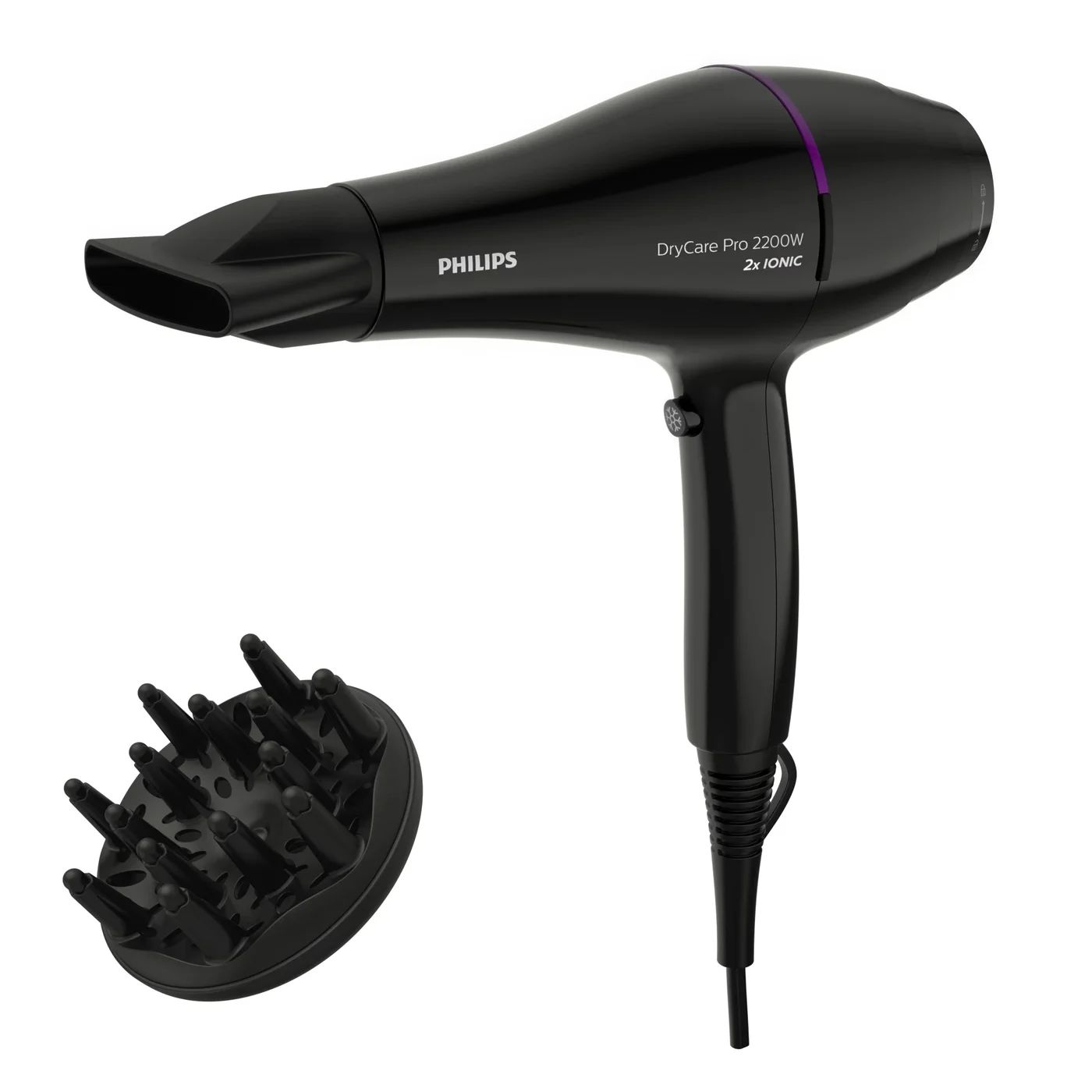 Philips DryCare BHD274/00 сешоар 2200 W Черен
