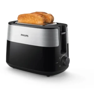 Philips Daily Collection HD2516/90 Тостер – 2 филии, широк отвор, метален