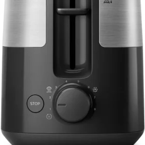 Philips Daily Collection HD2516/90 Тостер – 2 филии, широк отвор, метален