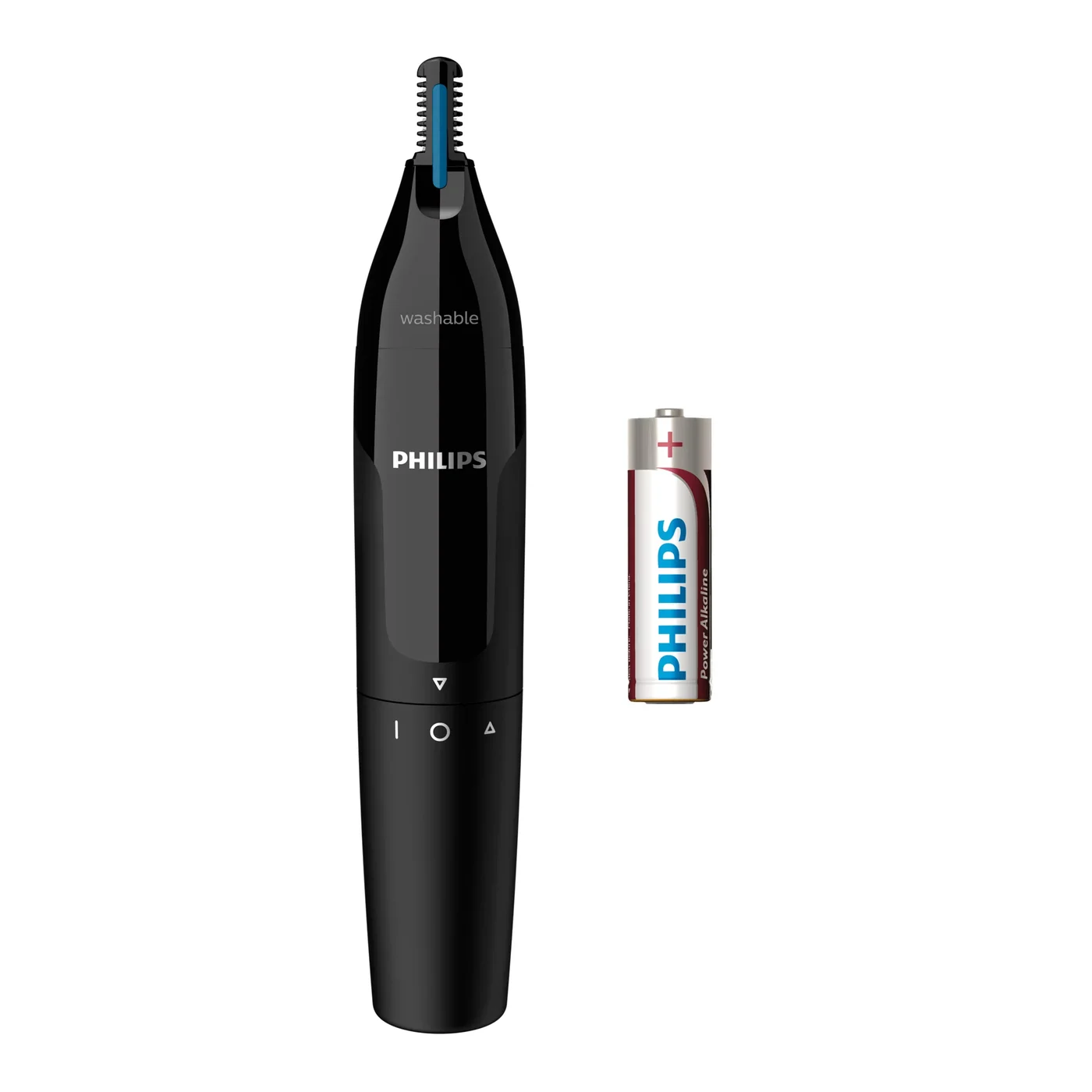 Philips Norelco NOSETRIMMER Series 1000 NT1650/16 машинка за подстригване/тример Черен Алкална