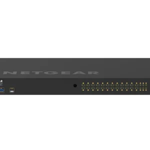 NETGEAR GSM4230P Управляем L2/L3 Gigabit Ethernet (10/100/1000) Захранване по Ethernet (PoE) 1U Черен — GSM4230P-100EUS