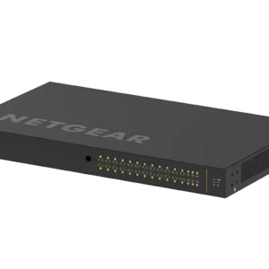NETGEAR GSM4230P Управляем L2/L3 Gigabit Ethernet (10/100/1000) Захранване по Ethernet (PoE) 1U Черен — GSM4230P-100EUS