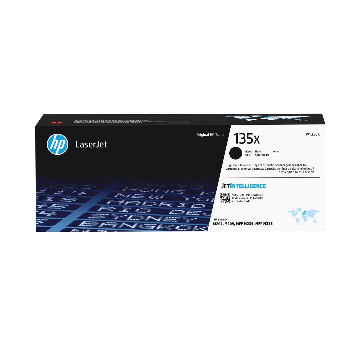 HP LaserJet Оригинална тонер касета с голям капацитет за 135X, черен — W1350X