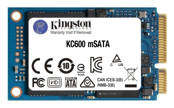 Kingston Technology KC600 256 GB mSATA Serial ATA III 3D TLC — SKC600MS/256G