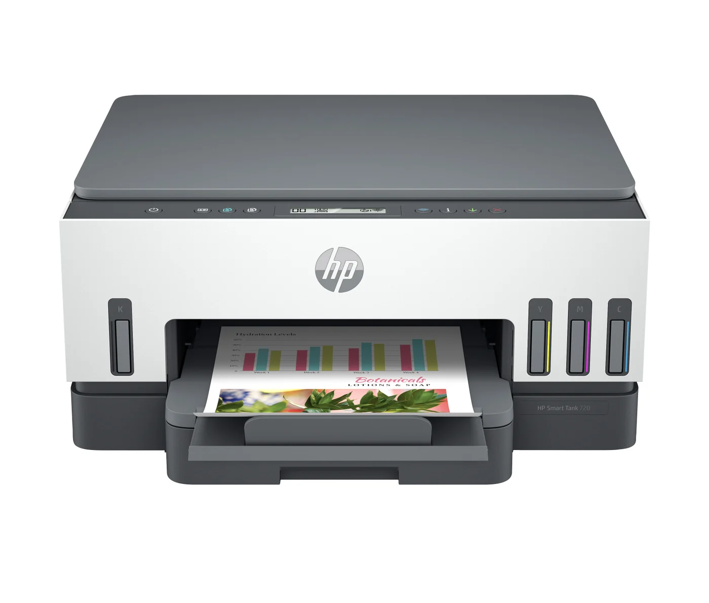 HP Smart Tank 720 Безжична връзка All-in-One Цветно Принтер, Двустранно печатане; Копирна машина, скенер — 6UU46A#670 HP Smart Tank 720 Безжична връзка All-in-One Цветно Принтер, Двустранно печатане; Копирна машина, скенер — 6UU46A#670