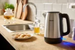 Philips Daily Collection HD9350/90 Метална кана с капак с пружина, светлинен индикатор