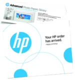 HP Advanced Photo Paper Glossy 65 lb 4 x 12 in. (101 x 305 mm) 10 sheets — 49V51A