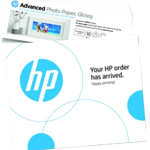 HP Advanced Photo Paper Glossy 65 lb 4 x 12 in. (101 x 305 mm) 10 sheets — 49V51A