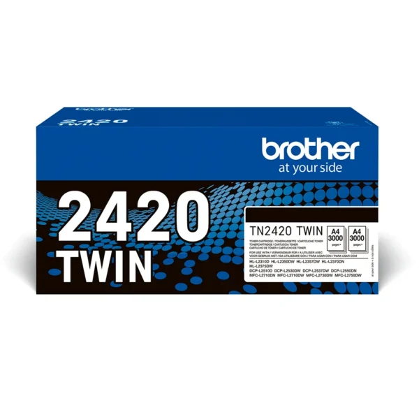 Brother TN-2420TWIN тонер касета 2 броя Оригинал — TN2420TWIN
