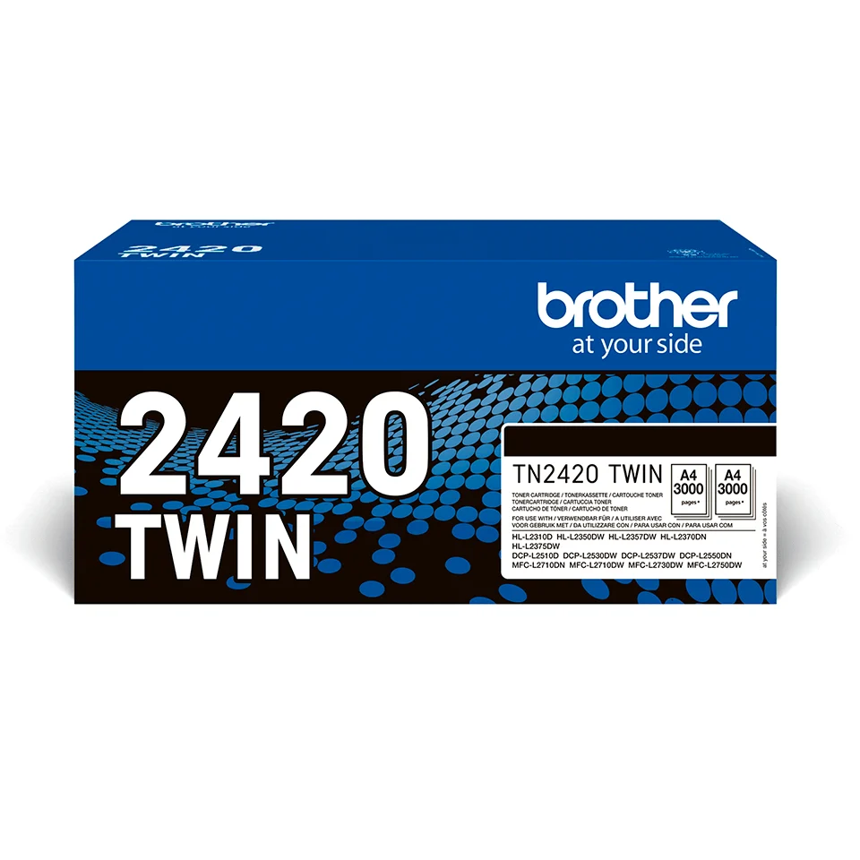 Brother TN-2420TWIN тонер касета 2 броя Оригинал — TN2420TWIN