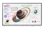 Samsung WM75B Интерактивна бяла дъска 190,5 см (75") 3840 x 2160 пиксела Тъчскрийн Сив, Бяла — LH75WMBWLGCXEN