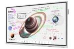Samsung WM75B Интерактивна бяла дъска 190,5 см (75") 3840 x 2160 пиксела Тъчскрийн Сив, Бяла — LH75WMBWLGCXEN