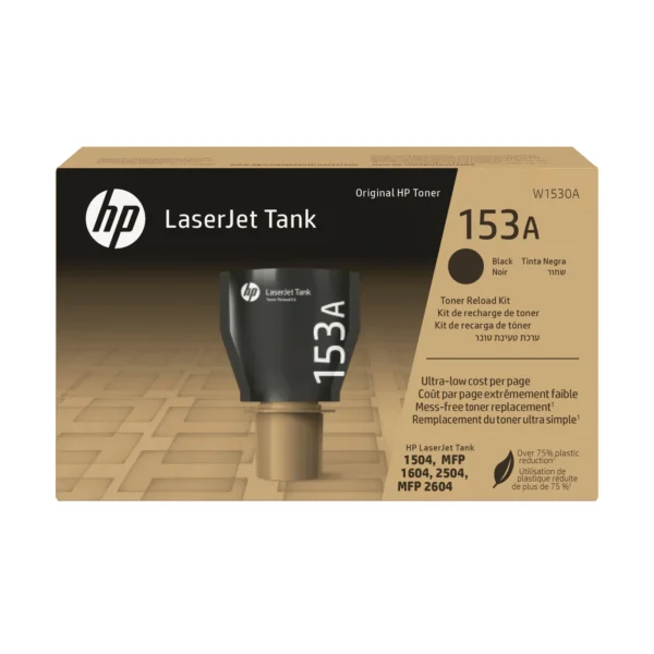 HP 153A Black Original LaserJet Tank Toner Reload Kit — W1530A