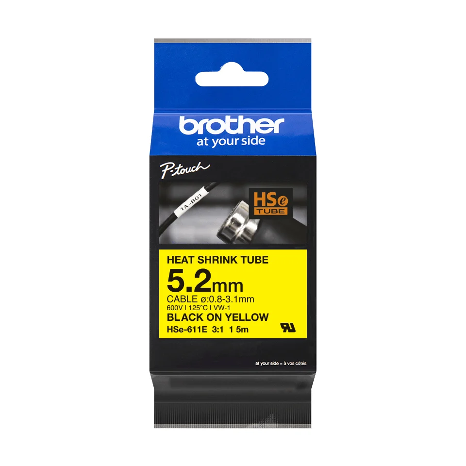 Brother HSE-611E етикетна лента — HSE611E