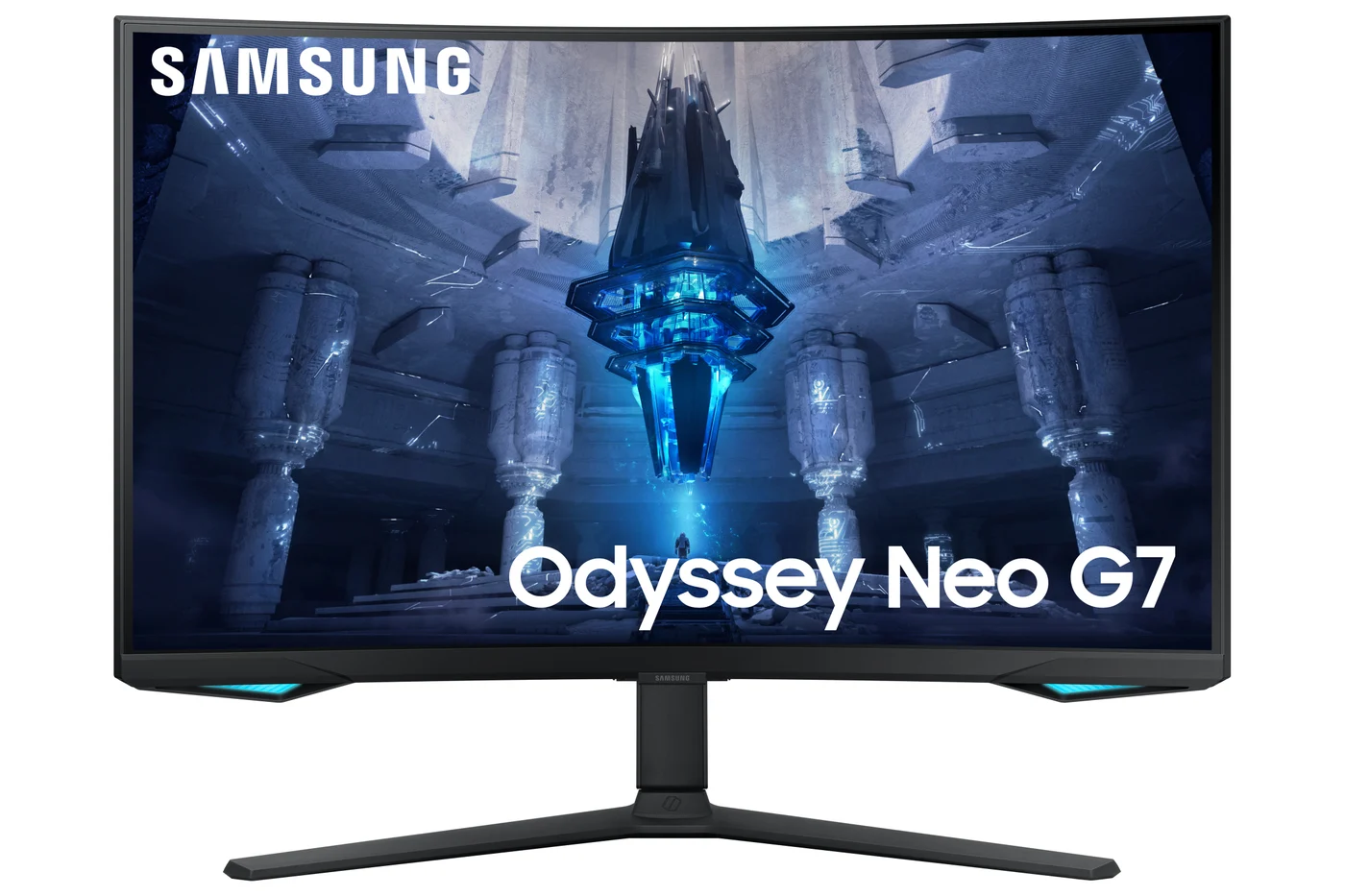 Samsung G75NB компютърен монитор 81,3 см (32") 3840 x 2160 пиксела 4K Ultra HD LED Черен — LS32BG750NPXEN
