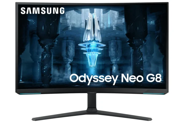 Samsung G85NB компютърен монитор 81,3 см (32") 3840 x 2160 пиксела 4K Ultra HD LED Бяла — LS32BG850NPXEN