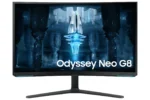 Samsung G85NB компютърен монитор 81,3 см (32") 3840 x 2160 пиксела 4K Ultra HD LED Бяла — LS32BG850NPXEN
