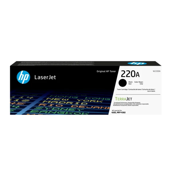 HP Оригинална тонер касета 220A LaserJet черна — W2200A