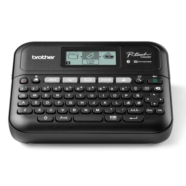 Brother PT-D460BTVP принтер за етикети Термичен трансфер 180 x 180 DPI 30 мм/сек Жична и безжична TZe Bluetooth QWERTY — PTD460BTVPYJ1