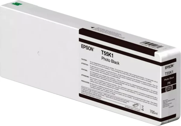 Epson Singlepack Photo Black T55K100 UltraChrome HDX/HD 700ml — C13T55K100