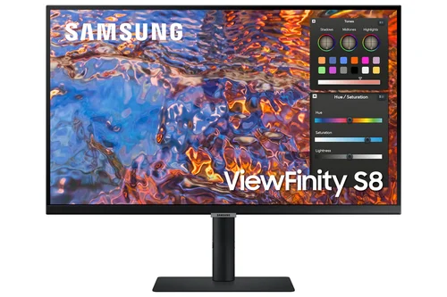 Samsung S80PB компютърен монитор 68,6 см (27") 3840 x 2160 пиксела 4K Ultra HD LCD Черен — LS27B800PXPXEN