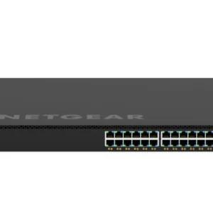 NETGEAR GSM4328 Управляем L3 Gigabit Ethernet (10/100/1000) Захранване по Ethernet (PoE) 1U Черен — GSM4328-100NES