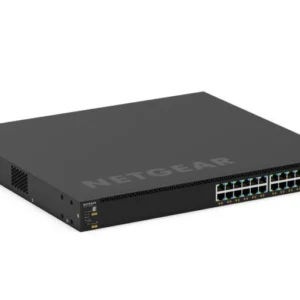 NETGEAR GSM4328 Управляем L3 Gigabit Ethernet (10/100/1000) Захранване по Ethernet (PoE) 1U Черен — GSM4328-100NES