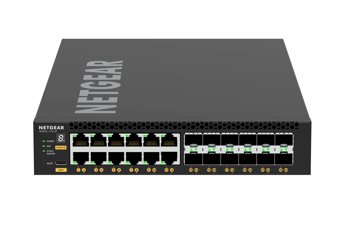 NETGEAR XSM4324 Управляем L3 10G Ethernet (100/1000/10000) 1U Черен — XSM4324-100NES