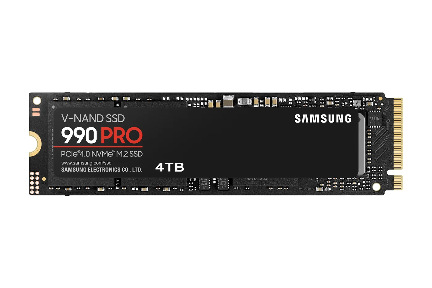Samsung 990 PRO 4 TB M.2 PCI Express 4.0 NVMe V-NAND TLC — MZ-V9P4T0BW Samsung 990 PRO 4 TB M.2 PCI Express 4.0 NVMe V-NAND TLC — MZ-V9P4T0BW