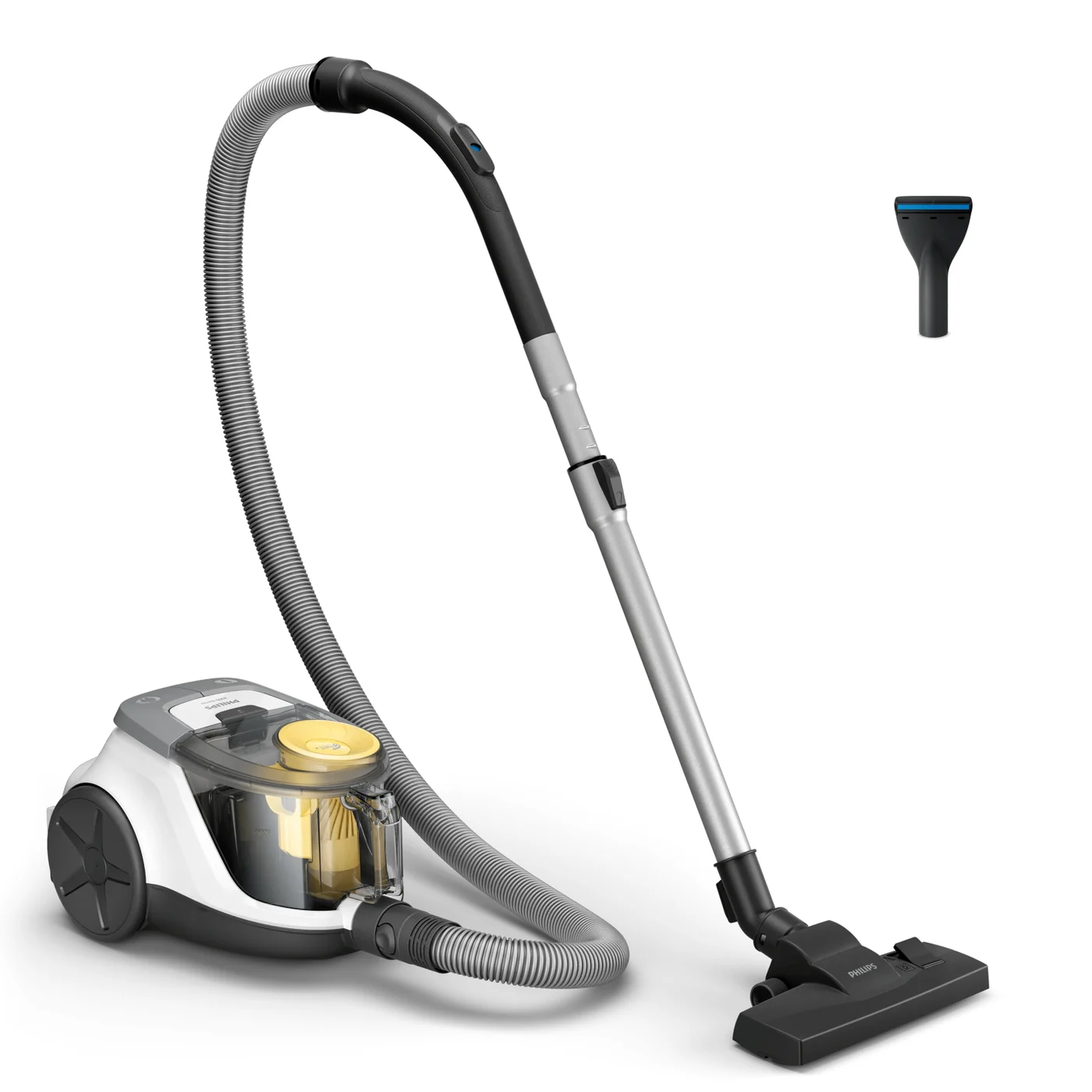 Philips 2000 series XB2140/09 прахосмукачка 1,3 Д Цилиндър с използване на вакуум Сухо 850 W Без торба