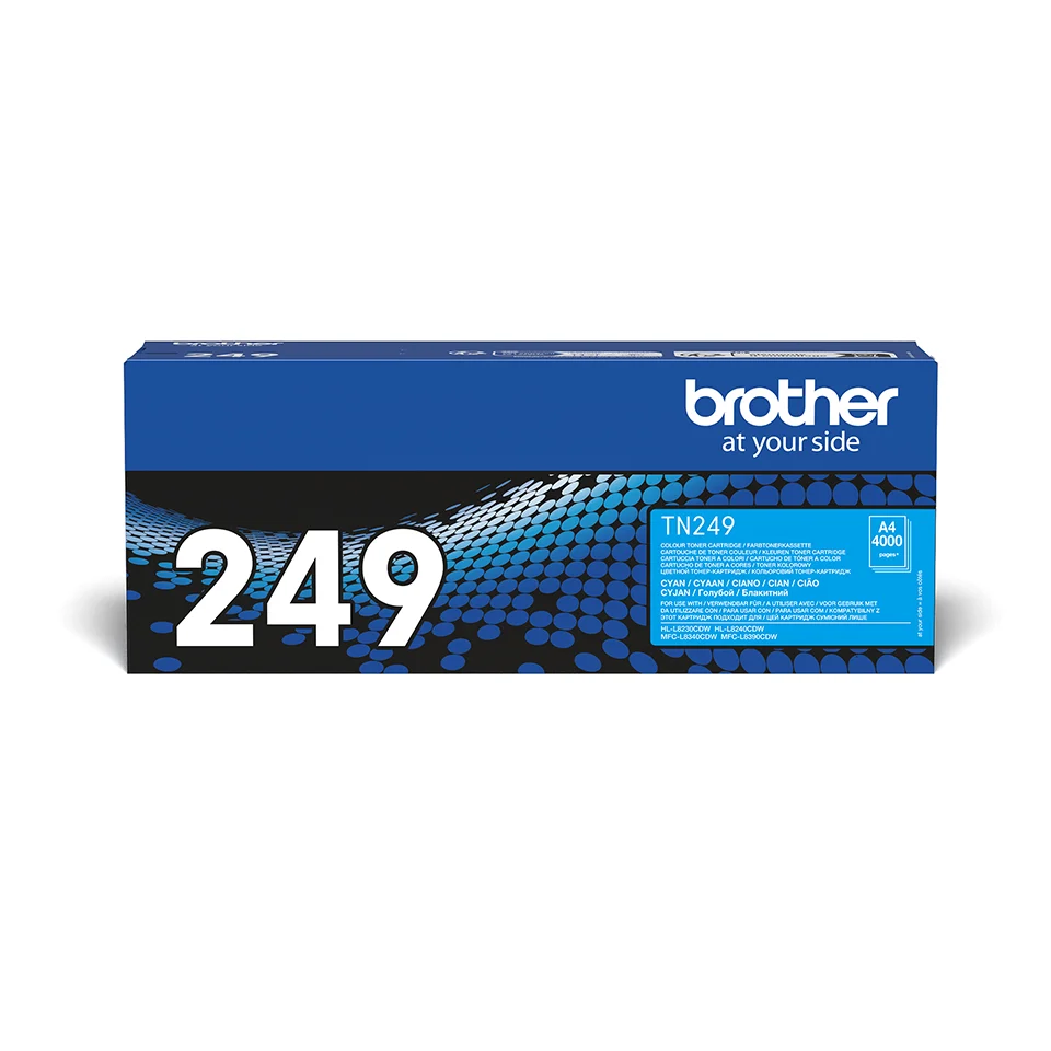 Brother TN-249C тонер касета 1 броя Оригинал Синьо-зелен — TN249C