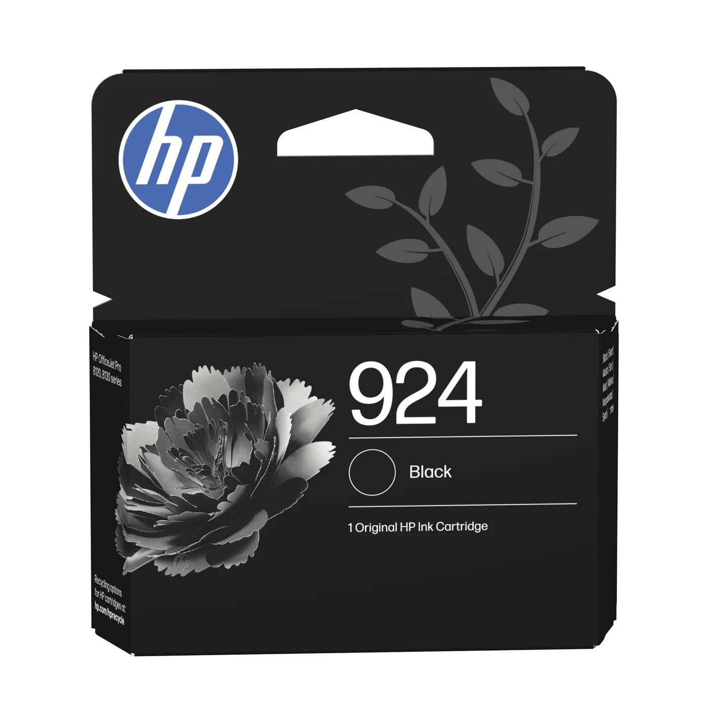 HP Оригинална касета с мастило 924, черен — 4K0U6NE#SE1 HP Оригинална касета с мастило 924, черен — 4K0U6NE#SE1