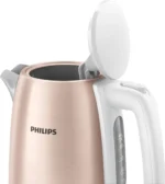 Philips Daily Collection HD9350/96 електрическа кана 1,7 Д 2020 W Rose Gold, Бяла