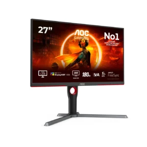 AOC G3 Q27G3XMN/BK компютърен монитор 68,6 см (27") 2560 x 1440 пиксела 2K Ultra HD LED Черен, Червен