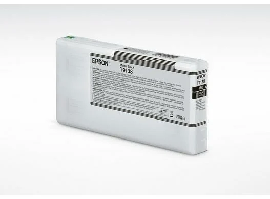 Epson T9138 Matte Black Ink Cartridge (200ml) — C13T91380N Epson T9138 Matte Black Ink Cartridge (200ml) — C13T91380N