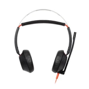 HP Poly Blackwire 5220 стерео USB-C слушалки + 3,5 мм аудио жак + USB-C/A адаптер — 8X231AA