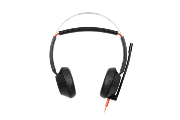 HP Poly Blackwire 5220 стерео USB-C слушалки + 3,5 мм аудио жак + USB-C/A адаптер — 8X231AA