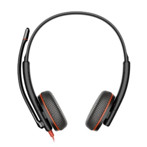 HP Poly Blackwire 3225 стерео USB-C слушалки, 3,5 мм жак и USB-C/A адаптер (опаковка за продажба на едро) — 8X229A6