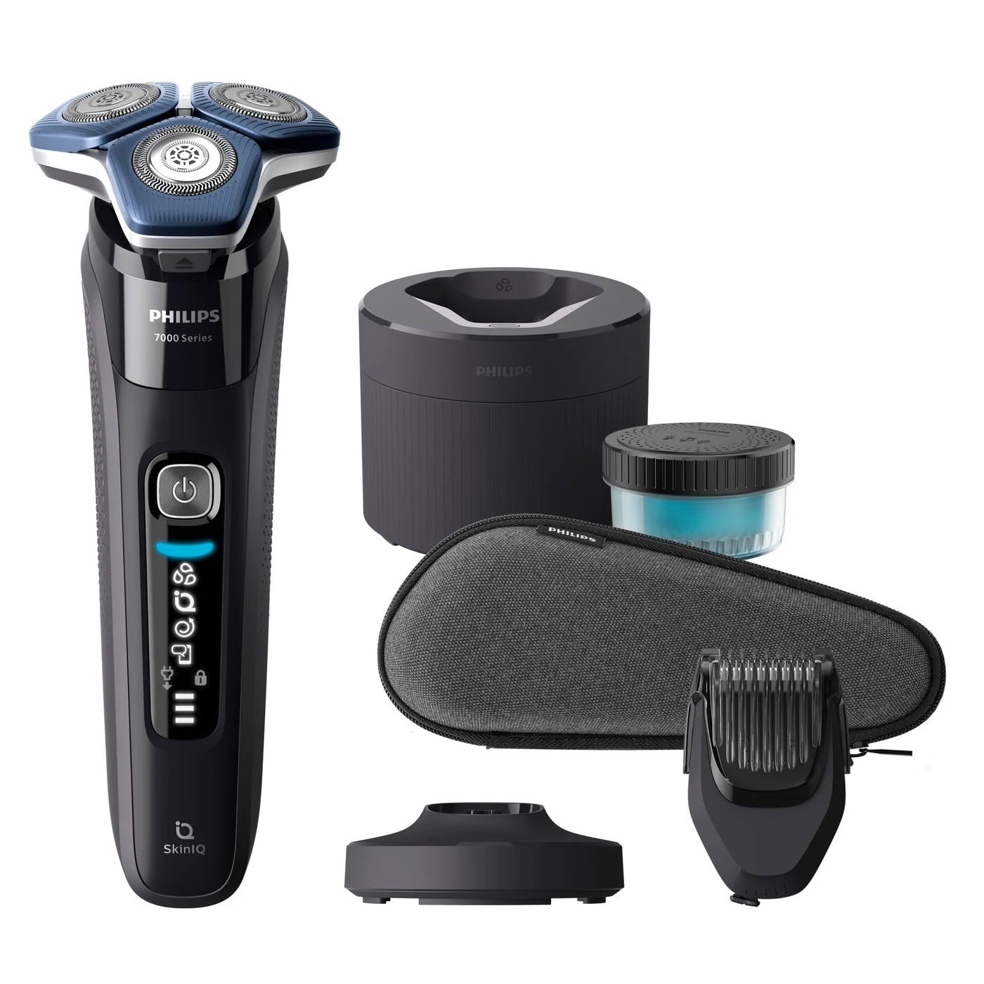 Philips SHAVER Series 7000 S7886/58 мъжка самобръсначка Въртяща се самобръсначка Тример Черен