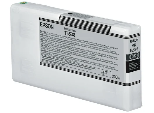 Epson T6538 Matte Black Ink Cartridge (200ml) — C13T65380N