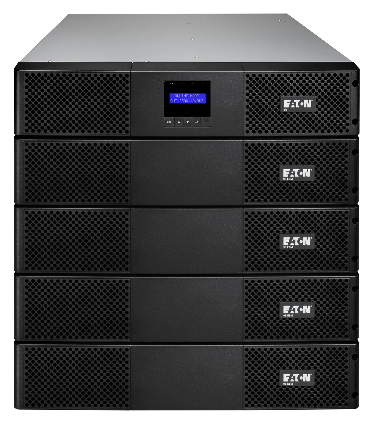 Eaton 9E2000IR непрекъсваемо токозахранващо устройство (UPS) Двойна конверсия (Онлайн) 2 мм² 1800 W 6 Изход(и) за променлив ток