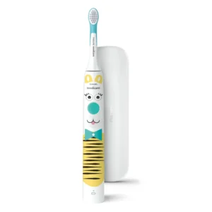 Philips HX3603/01 електрическа четка за зъби Дете Sonic четка за зъби Син, Бяла