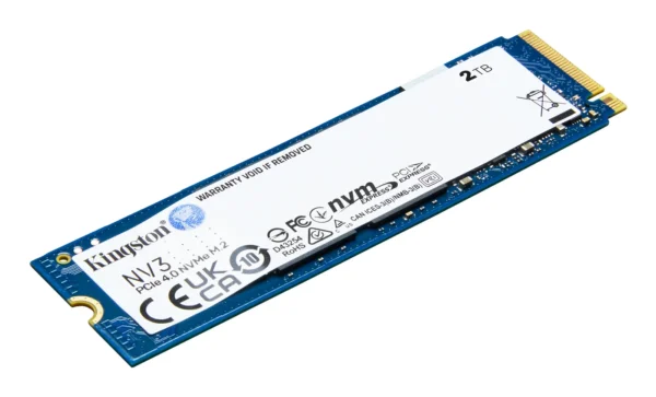 Kingston Technology NV3 2 TB M.2 PCI Express 4.0 NVMe 3D NAND — SNV3S/2000G