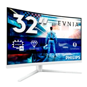 Philips Evnia 5000 32M2C5501/00 компютърен монитор 80 см (31.5") 2560 x 1440 пиксела Quad HD LCD Бяла