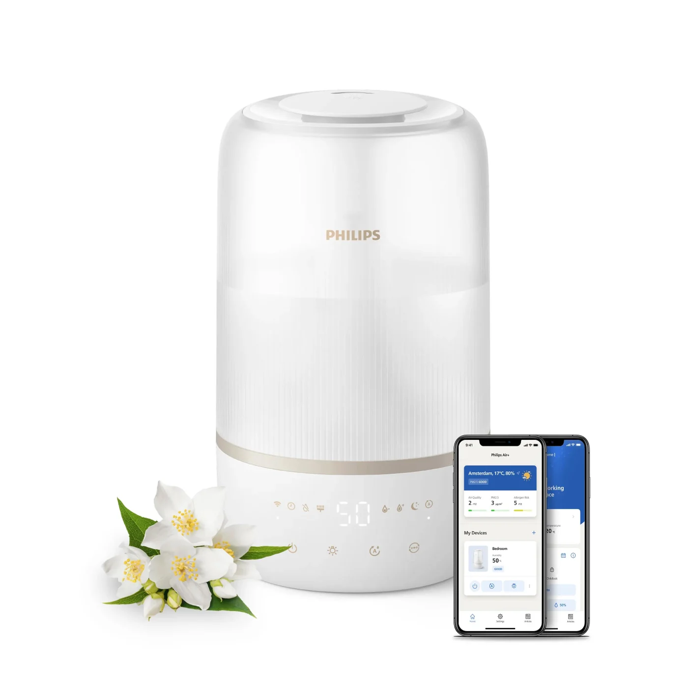 Philips 1000 series Овлажнител на въздух — HU1510/04 Philips 1000 series Овлажнител на въздух — HU1510/04