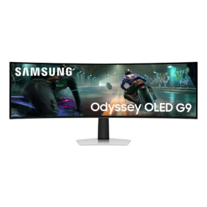 Samsung S49DG910SU компютърен монитор 124,5 см (49") 5120 x 1440 пиксела Dual QHD OLED Сребърен — LS49DG910SUXEN