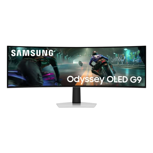 Samsung S49DG910SU компютърен монитор 124,5 см (49") 5120 x 1440 пиксела Dual QHD OLED Сребърен — LS49DG910SUXEN