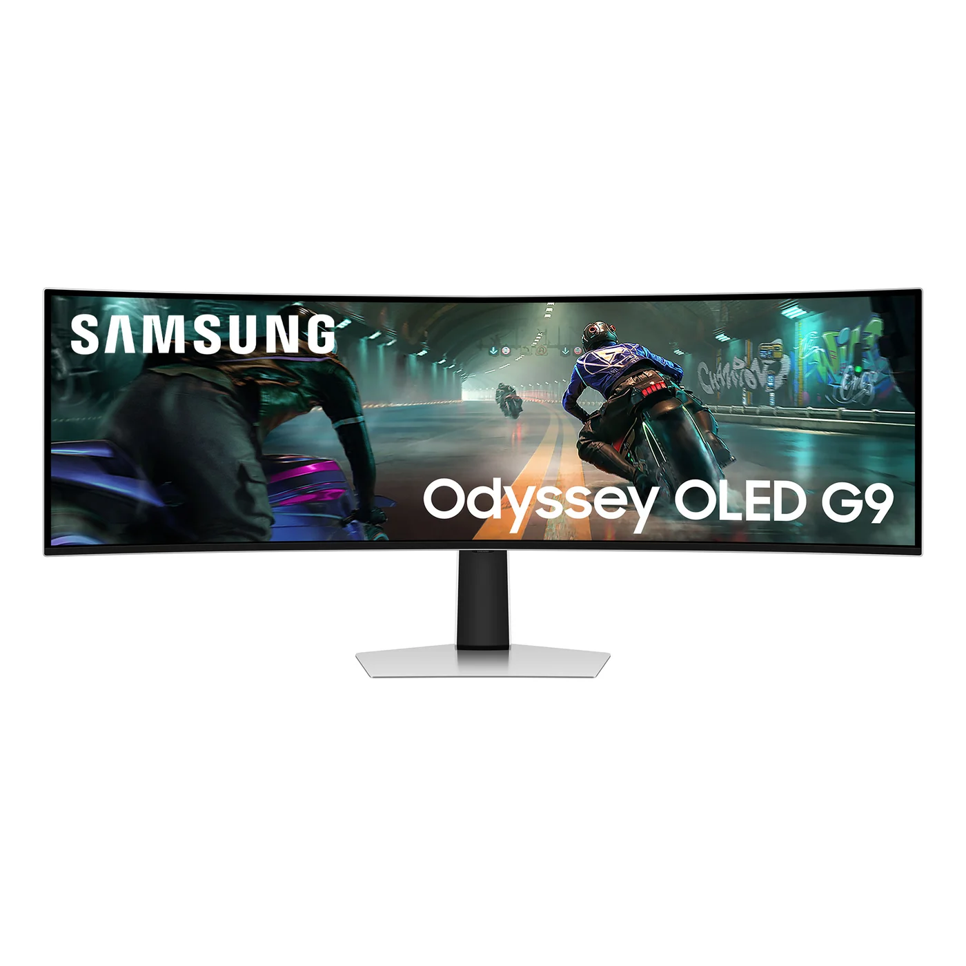 Samsung S49DG910SU компютърен монитор 124,5 см (49") 5120 x 1440 пиксела Dual QHD OLED Сребърен — LS49DG910SUXEN
